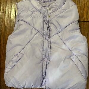 Kids Lavender Puffer Vest